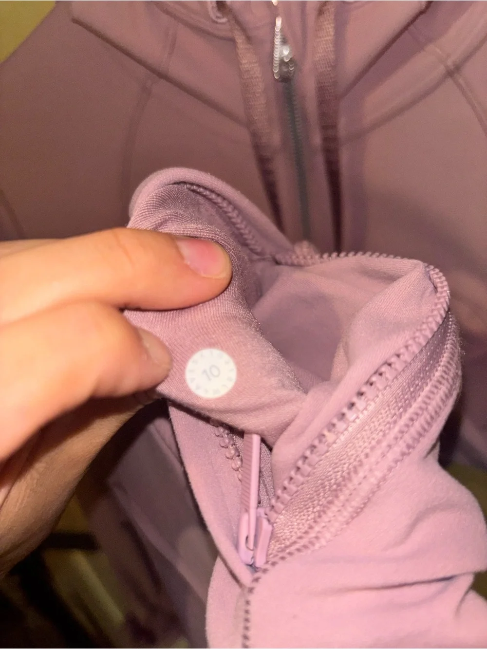 lululemon athletica Light Mauve Full-Zip Hooded Jacket